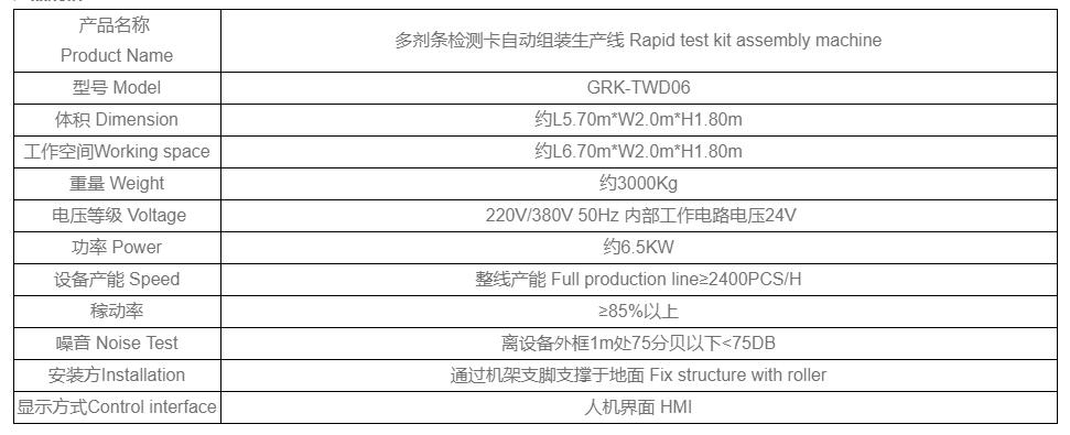 自动化设备-多剂条检测卡自动组装出产线